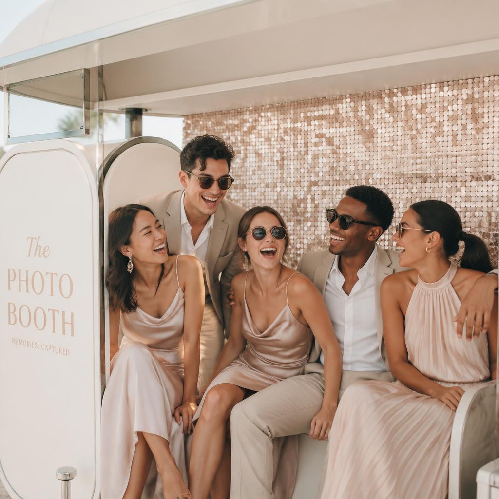 Experience — Photo Booths · Outdoor Cinema · Margarita Bar